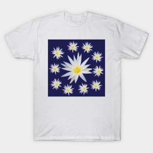 Egyptian Lotus Flower Pattern T-Shirt